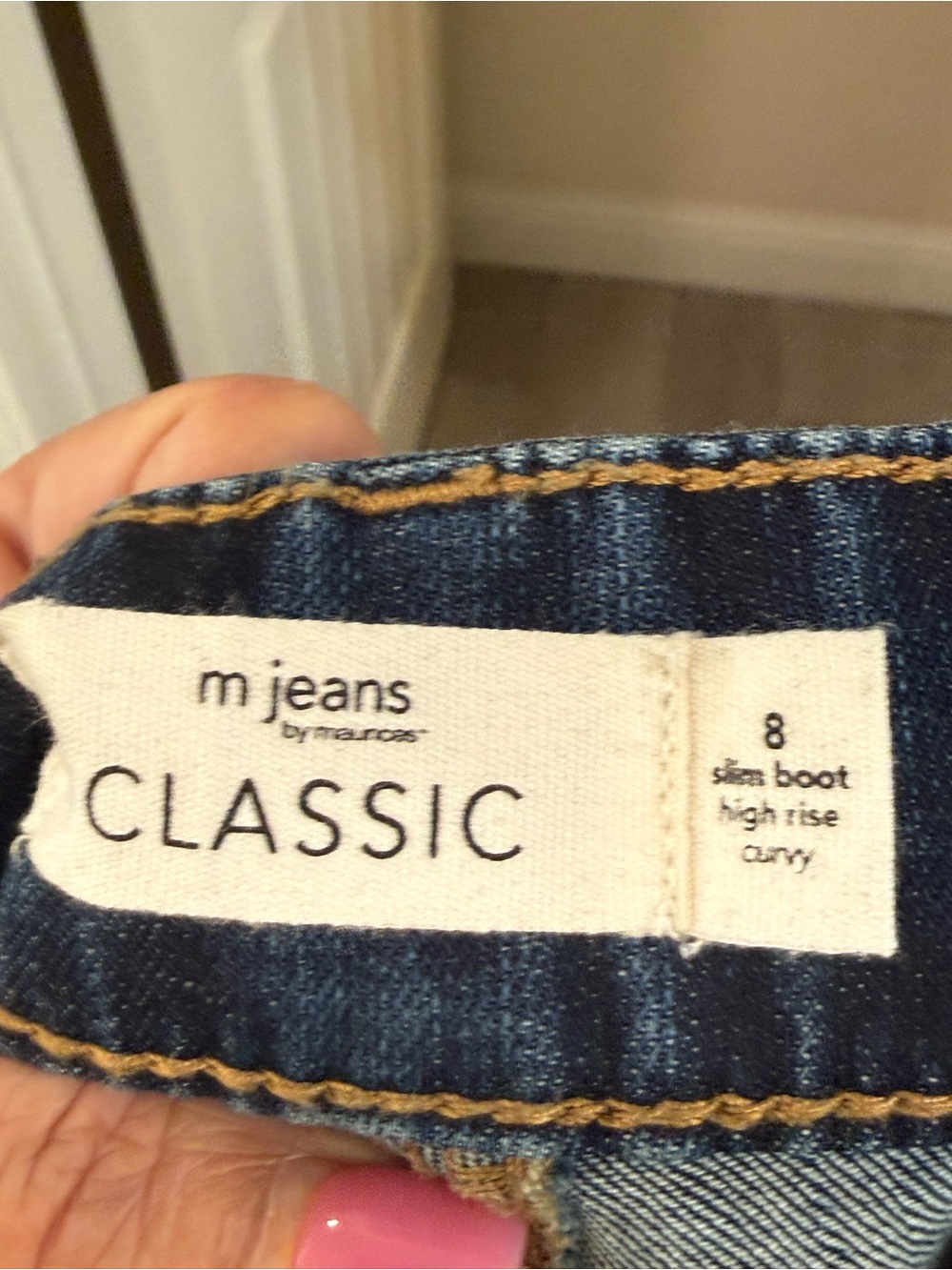 Maurices Blue High-Rise Flare Jeans - Picture 5 of 9